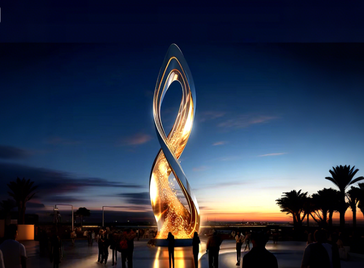 大型地標(biāo)景觀雕塑